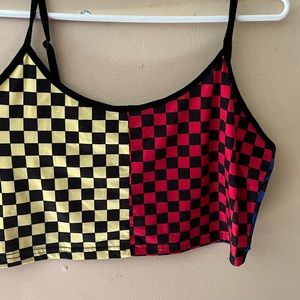 plus sizes crop tank
